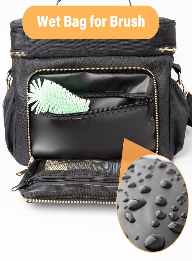 Flyangle EliteMom Breast Pump Bag (Patent Pending) - Stylish Pumping Bag Compatible with Spectra S1 S2 Gold - Image 5