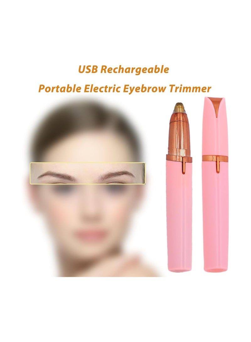 قلم حلاقة شفاه كهربائي محمول للمرأة - أداة حلاقة شفاه كهربائية سريعة وآمنة للوجه والأصابع والأرجل - Image 2