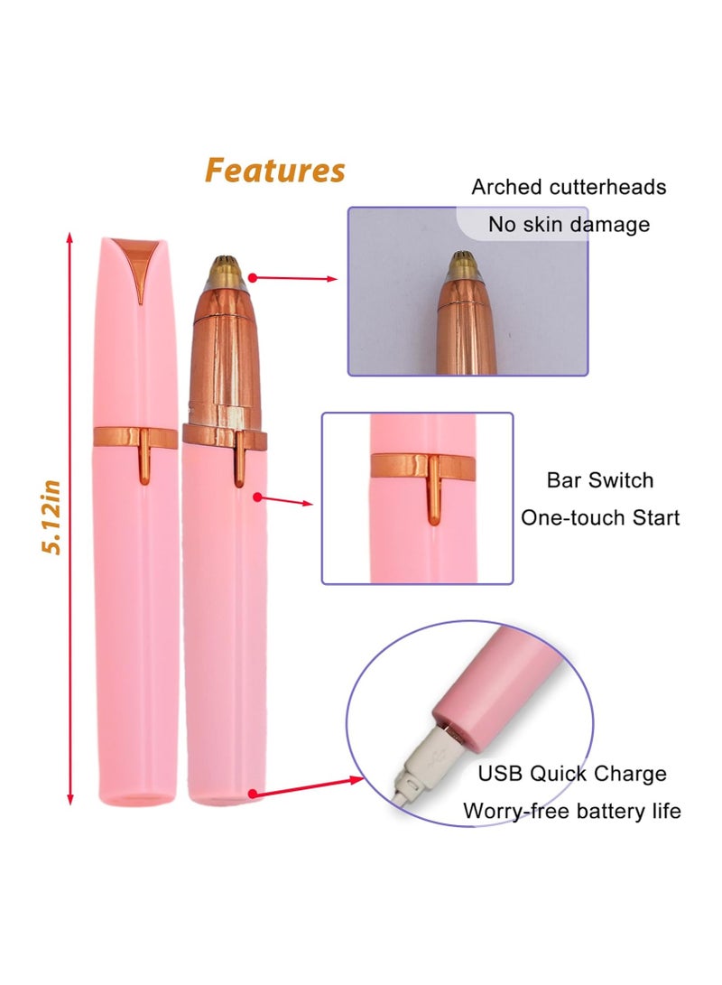 قلم حلاقة شفاه كهربائي محمول للمرأة - أداة حلاقة شفاه كهربائية سريعة وآمنة للوجه والأصابع والأرجل - Image 3