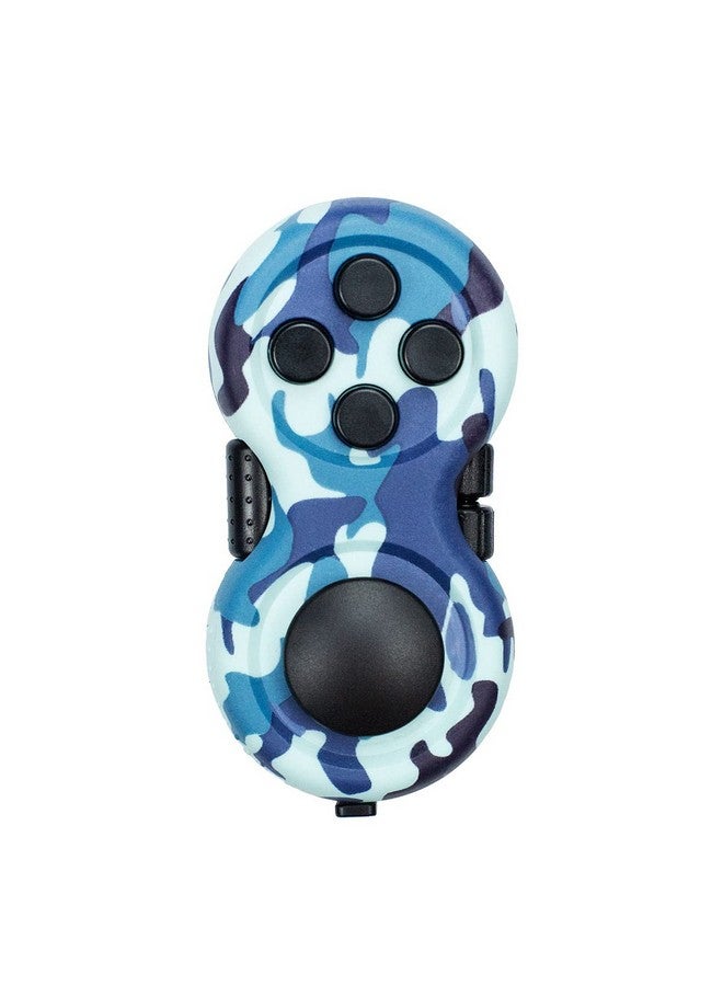 Livyu life LIVYU LIFE Fidget Pad Fidget Focus Toy with 8-Fidget Functions and Lanyard - Perfect for Relieving Stress (Cameo Blue) - Image 2