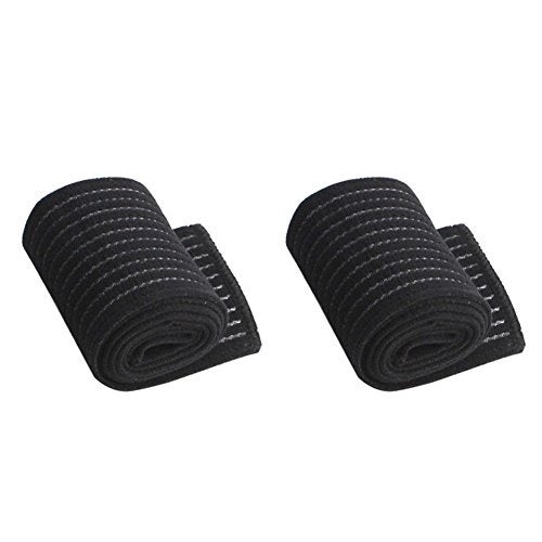 Luwint 2PACK Calf Compression Bandage, Elastic Leg Band Calves Wrap for Men Women - Stretch Pain Relief Support Strap for Sports Gym Weightlifting Working Out Running (Black / 60'' Length) - Image 5