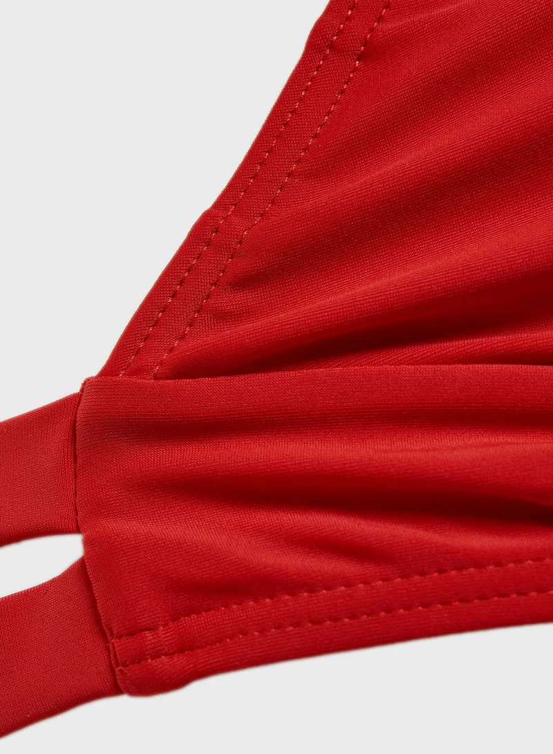 PIECES Plunge Cage Bikini Top