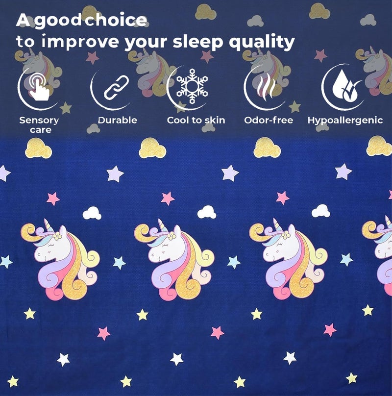 Innovative Edge Single Bed Elastic Fitted Cotton Bedsheet with 1 Pillow Cover - Blue & Multicolo|Soft & Breathable Cotton Fabric for Single Bed & Diwan Mattress|Single Size 48 x 72 Inch - Image 3