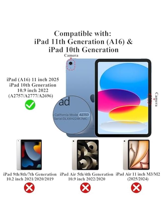 A-BEAUTY حالة الهاتف متوافق مع باد ( A16 ) 11 / 10 ( 2025 / 2022 ) ، صدمة برهان الكرتون سيليكون ميلودي الغطاء ، مع مقبض قوس ، حزام الكتف - Image 2