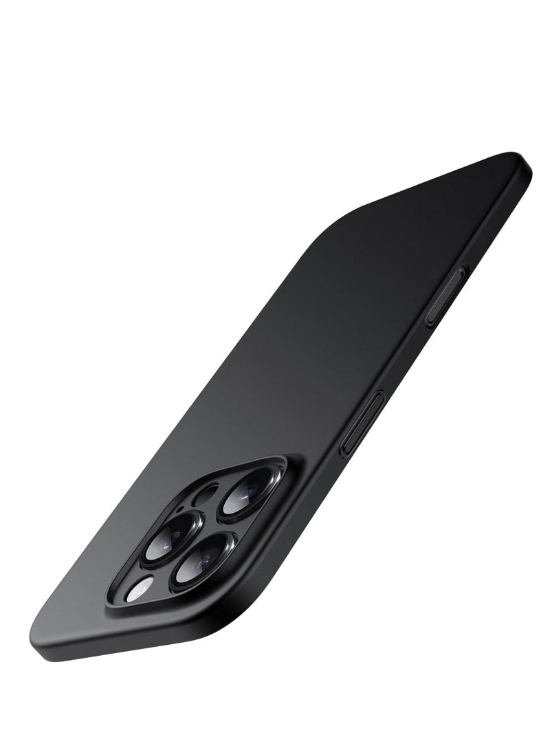 ELTRAZONE Ultra Slim (0.35mm Thin) Case for iPhone 16 Pro 6.3 Inch – Camera Lens Full Protection, Lightweight Matte Finish PP Hard Minimalist Cover (Black) | Anti-Fingerprint & Non-Yellowing - Image 1