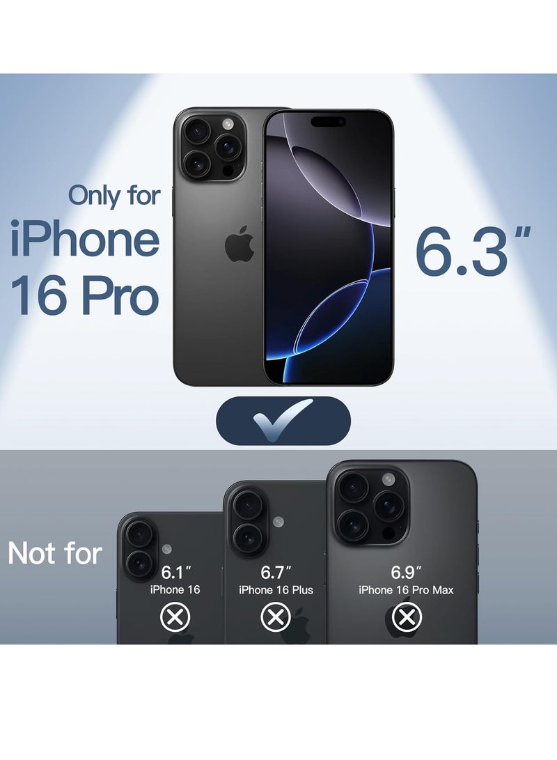 ELTRAZONE Ultra Slim (0.35mm Thin) Case for iPhone 16 Pro 6.3 Inch – Camera Lens Full Protection, Lightweight Matte Finish PP Hard Minimalist Cover (Black) | Anti-Fingerprint & Non-Yellowing - Image 2