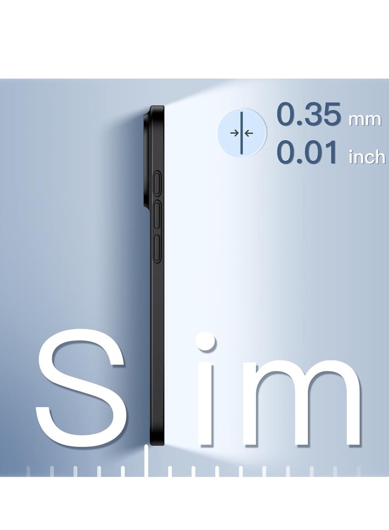 ELTRAZONE Ultra Slim (0.35mm Thin) Case for iPhone 16 Pro 6.3 Inch – Camera Lens Full Protection, Lightweight Matte Finish PP Hard Minimalist Cover (Black) | Anti-Fingerprint & Non-Yellowing - Image 3