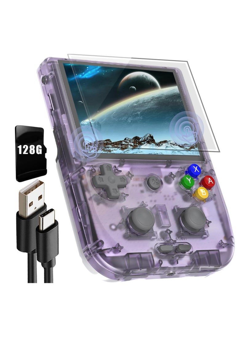 ANBERNIC  - RG405V Retro Handheld Game Console, Unisoc Tiger T618 Android 12 System 4.0 Inch IPS Touch Screen Support 5G WiFi Bluetooth 5.0 with 128G TF Card 3172 Games 5500mAh Battery - Image 1