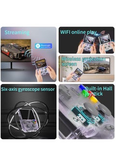 ANBERNIC  RG405V Retro Handheld Game Console, Unisoc Tiger T618 Android 12 System 4.0 Inch IPS Touch Screen Support 5G WiFi Bluetooth 5.0 with 128G TF Card 3172 Games 5500mAh Battery  - Image 5