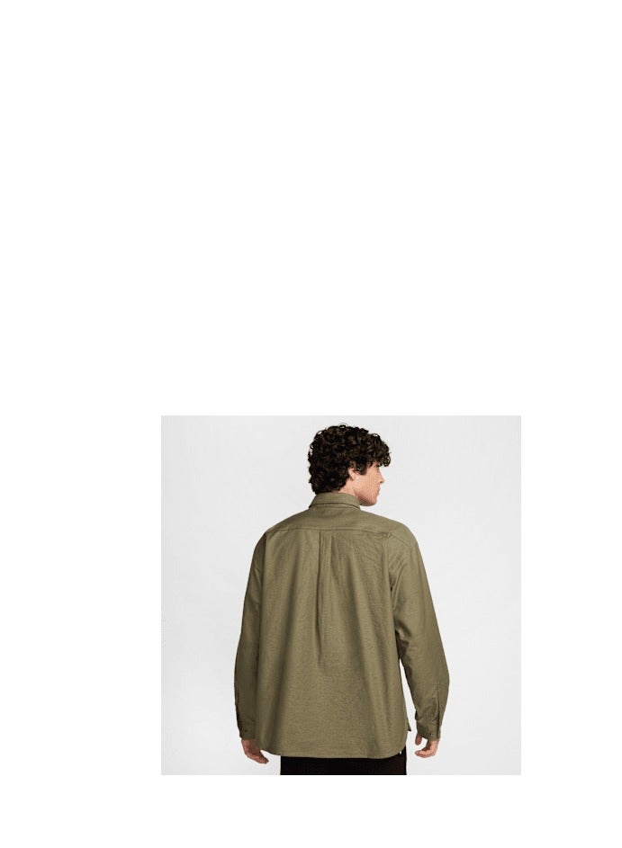 Nike Club Oxford Oversized Shirt - Image 3