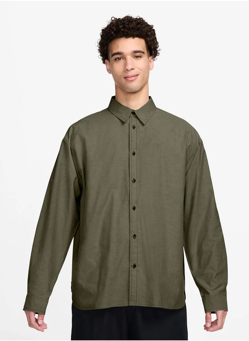 Nike Club Oxford Oversized Shirt