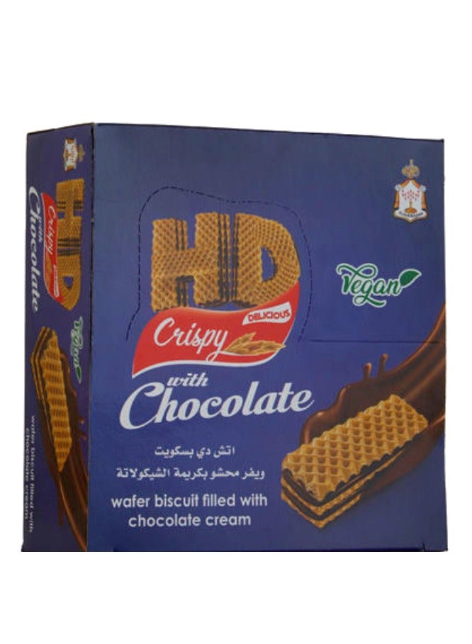 elshamadan HD Wafer Biscuit Pack of 6- Crispy Milk Chocolate 