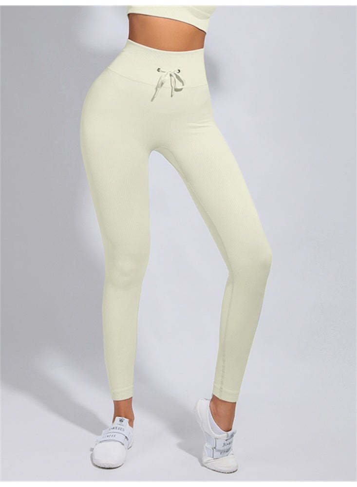 general Ribbed Yoga Leggings Women Push Up Sport Pants Gym Workout Tights - Image 1