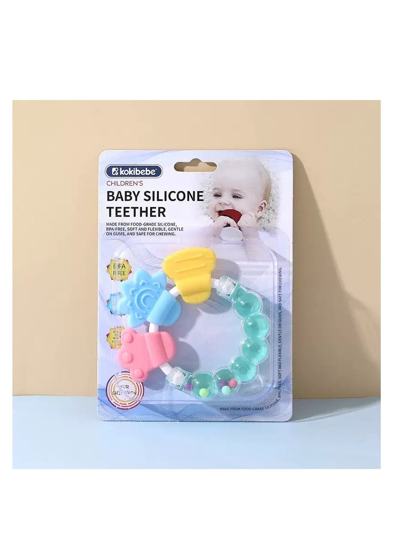 kokibebe' KOKIBEBE Baby Bell Teether, Baby Rattle Teether, Soothing Toy - Image 1