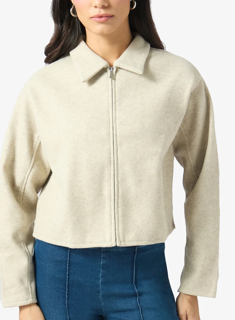 Ella  Zipper Bomber Jacker for Women | Best Price UAE