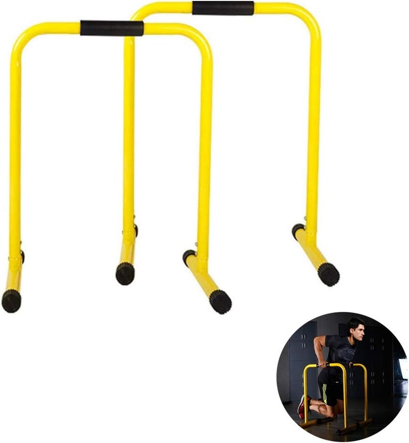 windforgecraft Parallette Bars, Dip Stand Station, Versatile Push Up and Dip Bars, with Adjustable Length and Foam Grips, Supports Strength Gymnastics Exercise - Image 1