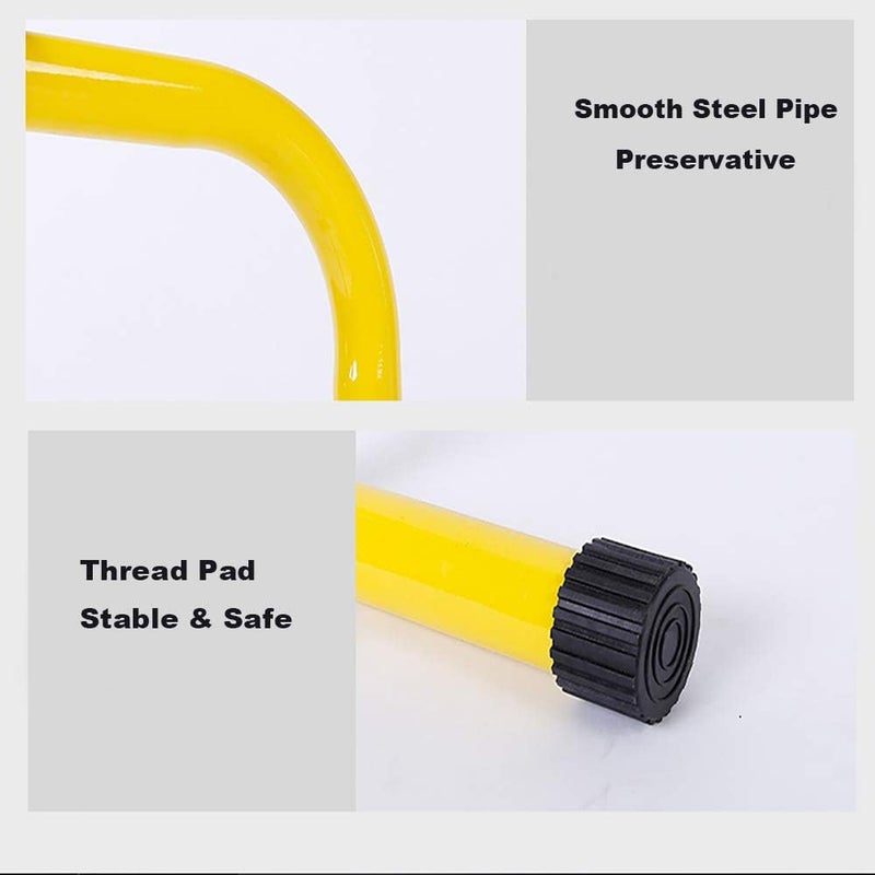 windforgecraft Parallette Bars, Dip Stand Station, Versatile Push Up and Dip Bars, with Adjustable Length and Foam Grips, Supports Strength Gymnastics Exercise - Image 5