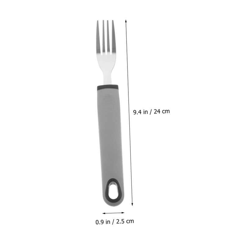 Elderly Adaptive Utensils Set Portable Skid Handle for Disabled - Image 3