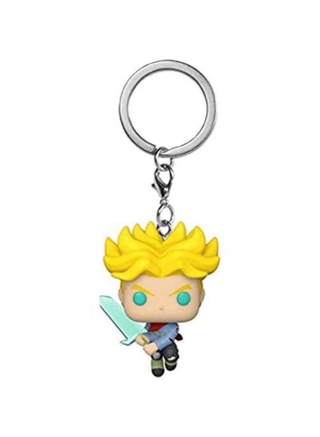 Funko Pop! Keychain: Dragon Ball Super Super Saiyan Trunks With Sword - Image 1
