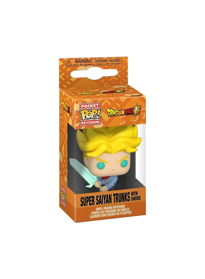 Funko Pop! Keychain: Dragon Ball Super Super Saiyan Trunks With Sword - Image 3