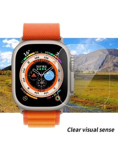 Rock Pow Rock Pow (3 Pack) Tempered Glass Screen Protector Compatible with Apple Watch Series 8 Ultra 49mm , Anti scratch screen protector  - Image 5