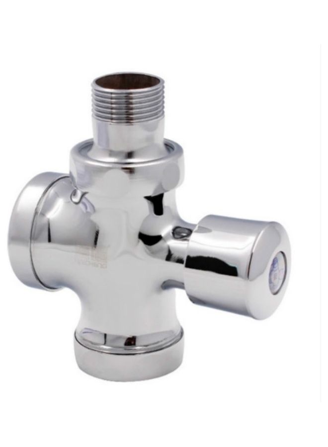 NIBEMINENT Stool Flush Urinal Hand Press Valve Multicolour 13x12x13cm  - Image 1