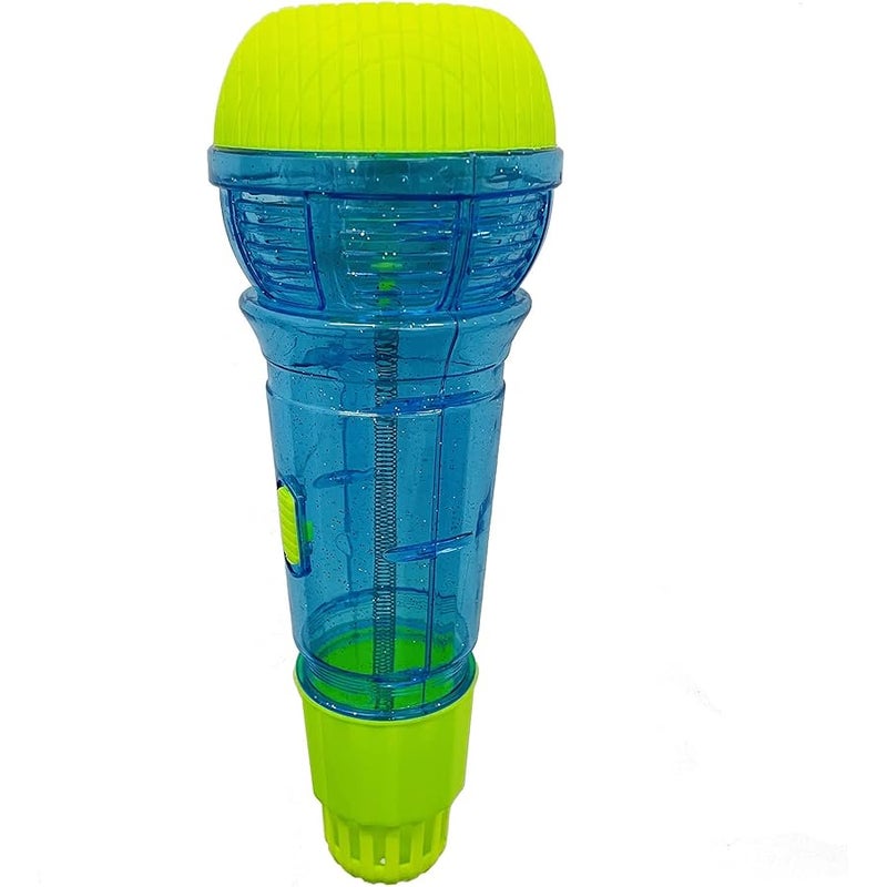 Lolakee Echo Mic for Kids and Toddlers Durable and Lightweight Music Singing Toys Speech Therapy Feedback Toy, Fun Supplies for Birthday, Picnic, BBQ, Holiday, Party( No Battery Needed ) (Bule) - Image 1