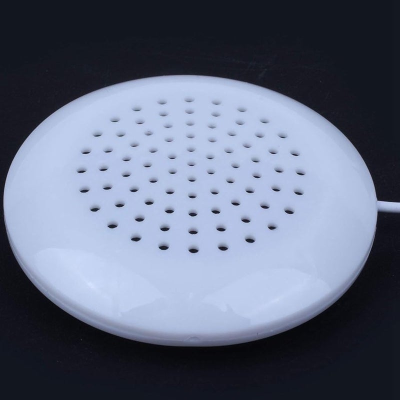 White Portable Mini Speaker Pad 3 5mm Audio Jack For MP3 MP4 CD Phone - Image 5