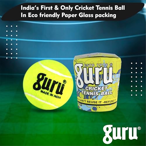 Guru Tennis Cricket Ball, Light Weight Cricket Tennis Ball, Cricket Ball (Pack of 6) - Image 2