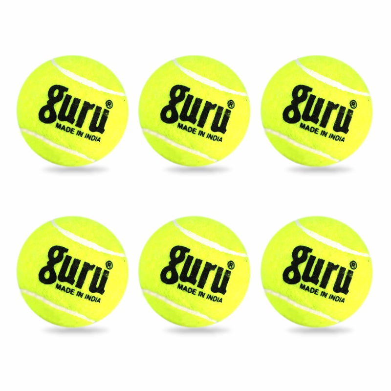 Guru Tennis Cricket Ball, Light Weight Cricket Tennis Ball, Cricket Ball (Pack of 6) - Image 5