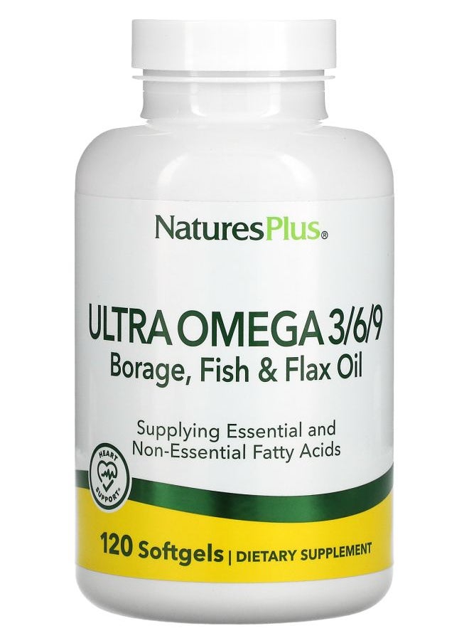 NaturesPlus Ultra Omega 3/6/9 120 Softgels 