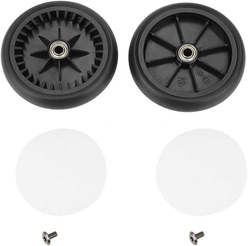 Cuque Stroller Bearing Wheel Stroller Wheels Replacement Baby Stroller Wheel Stroller Wheel Accessory for Yoyo Kiddopotamus Chbabya Pair of Rear Wheels - Image 2