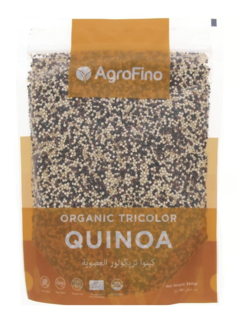 كينوا عضوي ثلاثي الألوان ٣٤٠ جرام