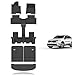 KELCSEECS Floor Mats Cargo Liner Backrest Mats for 2021 2022 2023 2024 2025 2026 Kia Sorento Hybrid20222026 Kia Sorento Plugin Hybrid Car Mats Accessories - Image 2