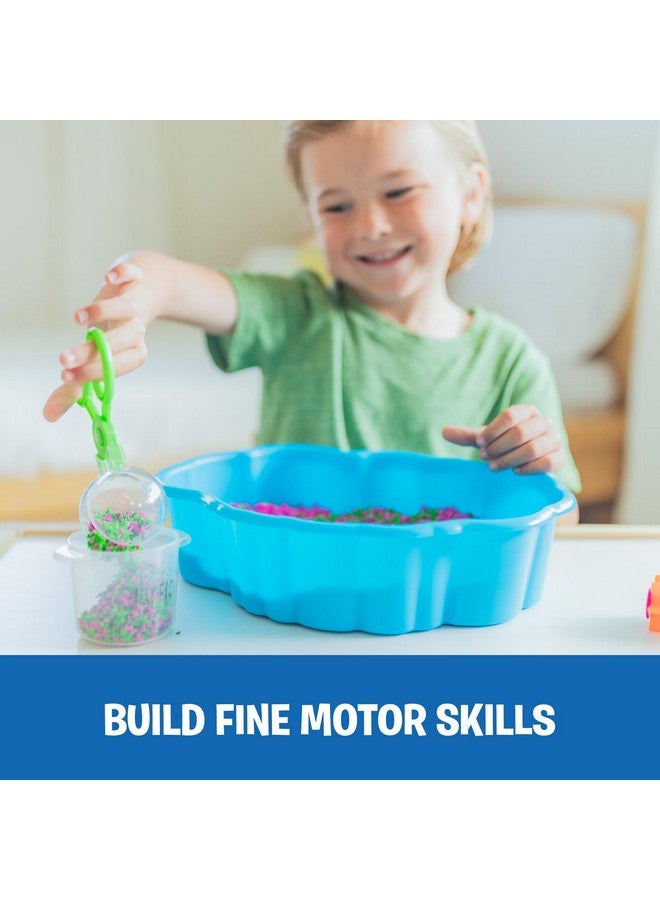 Educational Insights Pluffle® Sensory Station - Sensory Bin Foam Set, No Mess Alternative to Sand Toys & Slime for Toddlers, Fun Sensory Table Filler for Home or Classroom, Gift for Kids Ages 3+ - Image 4