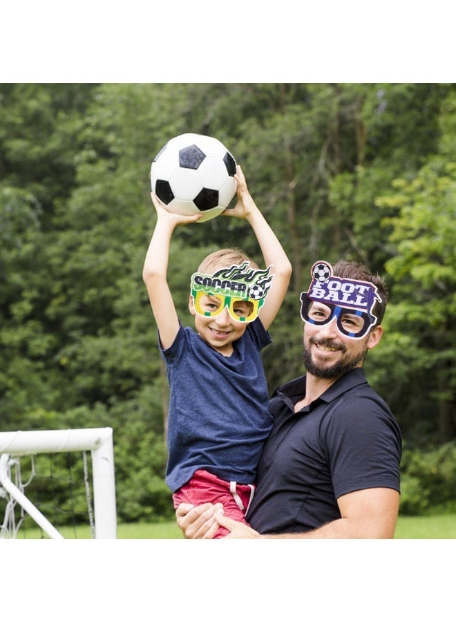 HOMESTAR 12PCS 2026 World Cup Football Fan Glasses Set - Cheering Support Props, Suitable For Match Day Cheering, Football Theme Party Decoration Photo Props, Decoration Supplies, Unisex World Cup Glasses, 17.8x12.5 cm - Image 5