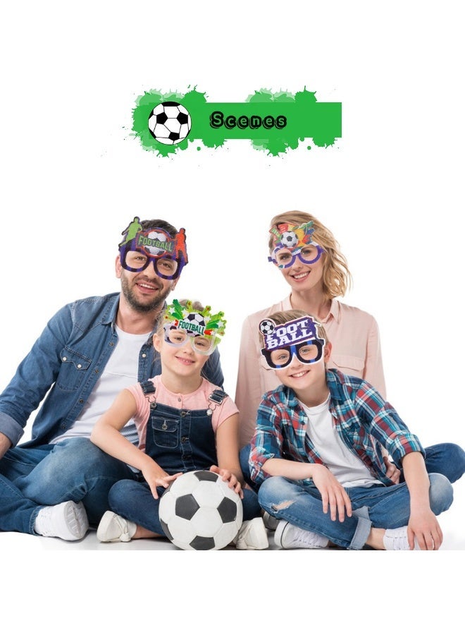 HOMESTAR 12PCS 2026 World Cup Football Fan Glasses Set - Cheering Support Props, Suitable For Match Day Cheering, Football Theme Party Decoration Photo Props, Decoration Supplies, Unisex World Cup Glasses, 17.8x12.5 cm - Image 3