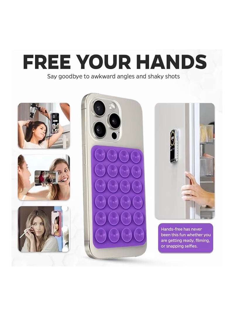 Silicone phone holder Suction - Clear - Image 4