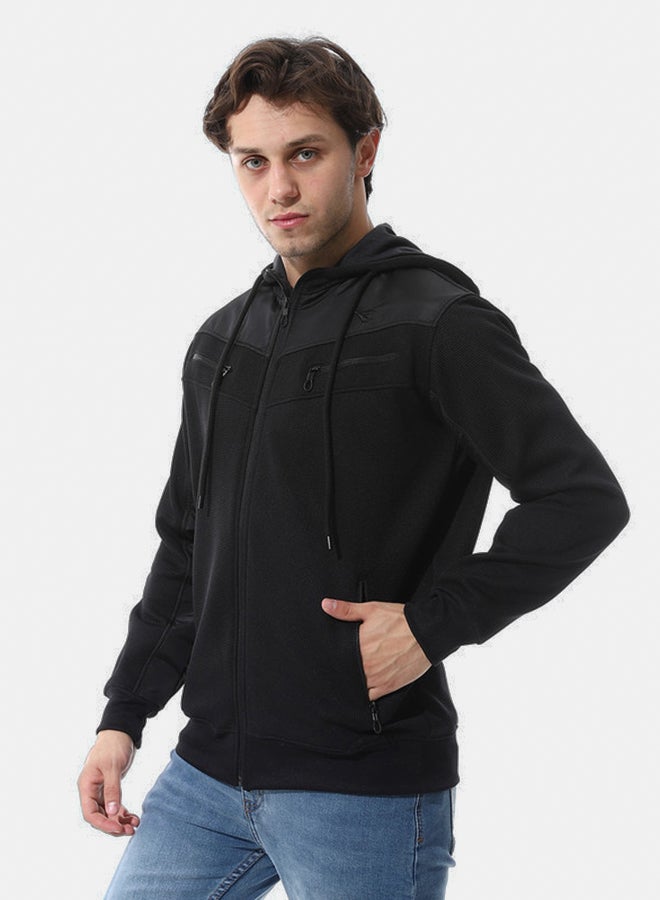 DIADORA Men's Zipped Hoodie SweatShirt - Image 2