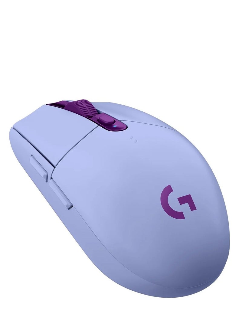 Logitech G304 Lightspeed wireless gaming mouse,HERO Sensor,Zero smoothing/acceleration/filtering,200 – 12,000 DPI,6 Programmable Button,250h Battery Life,On-Board Memory,Purple - Image 3