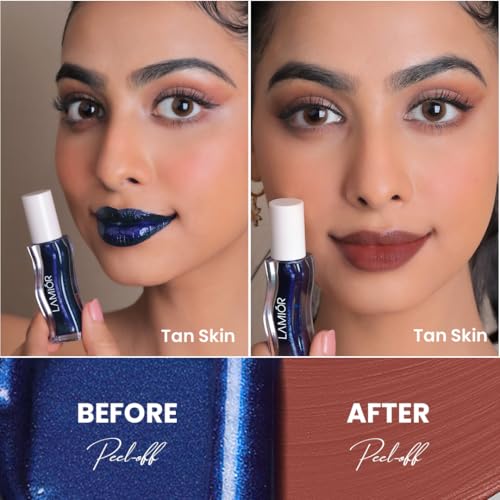 LAMIOR All Day Strong Peel-Off Lip Tattoo Kit | Long Lasting No-Fade Lip Stain | India’s First Matte Finish Peel-Off Lip Tint | Waterproof, Transfer-Proof & Ultra Hydrating | Vegan (Whimsical Masque) - Image 3