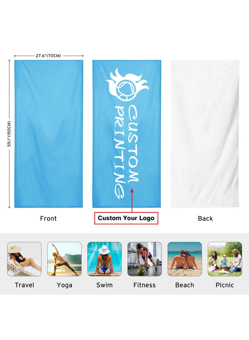 general Microfiber Quick-drying Single-sided Printed Beach Swimming Holiday Beach Towel - Image 1