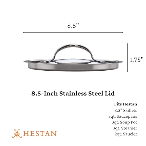 Hestan Provisions – 8.5" Stainless Steel Lid - Image 5