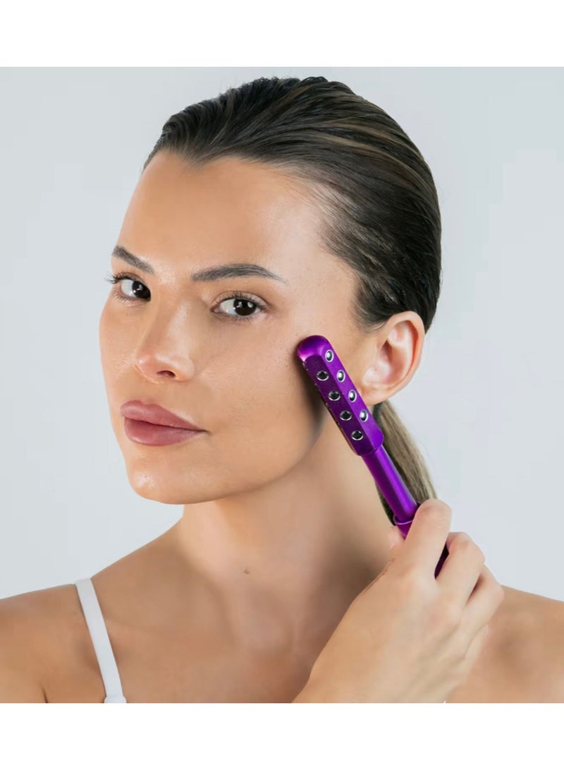 Generic Up Lift Facial Massaging Beauty Roller – Firming & Lifting Microcurrent Face Massager Stick for Skin Tightening & Lymphatic Drainage  - Image 2