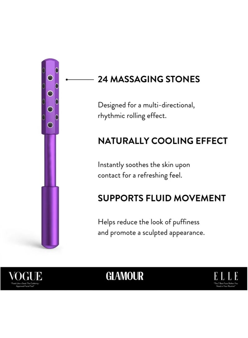 Generic Up Lift Facial Massaging Beauty Roller – Firming & Lifting Microcurrent Face Massager Stick for Skin Tightening & Lymphatic Drainage  - Image 5