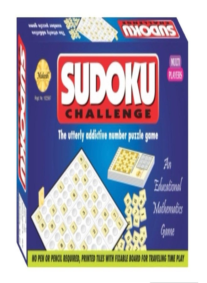 لعبة ألغاز سودوكو من موكيش مع قطع وكتاب ألغاز للأطفال والعائلة | ١٠٠ تحدٍ | للأعمار من ٥ سنوات فما فوق | هدايا للأولاد والبنات | لعبة رياضيات | لعبة ألغاز لتنمية التفكير المنطقي | ألعاب تعليمية - Image 1