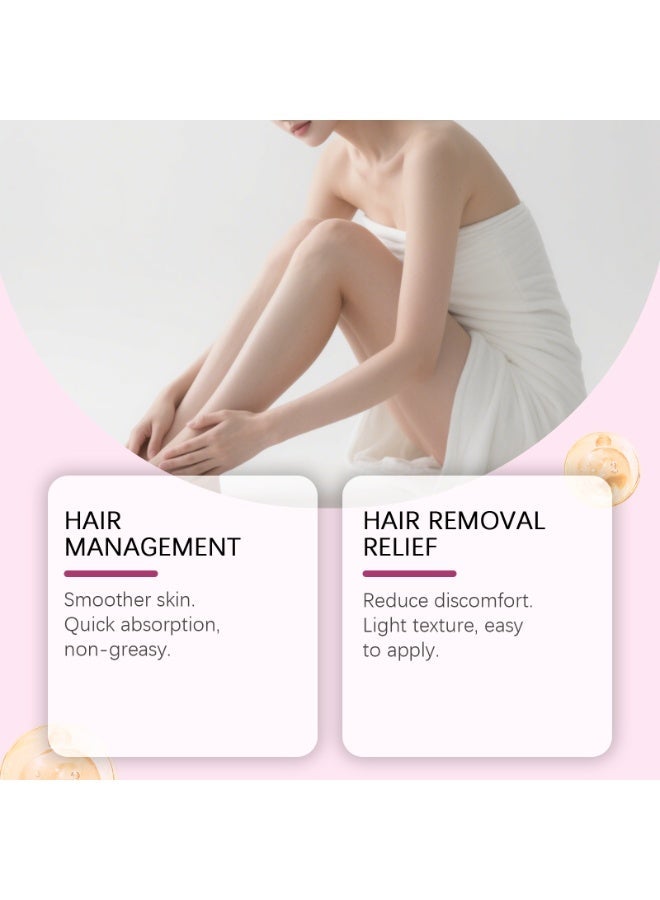OceAura Cyperus Rotundusl Oil Hair Removal Treatment Oil 60ml | Gently Conditions Hair Follicles, Inhibits Hair Growth, Soothes and Repairs Skin, Suitable for Both Men and Women. - Image 3