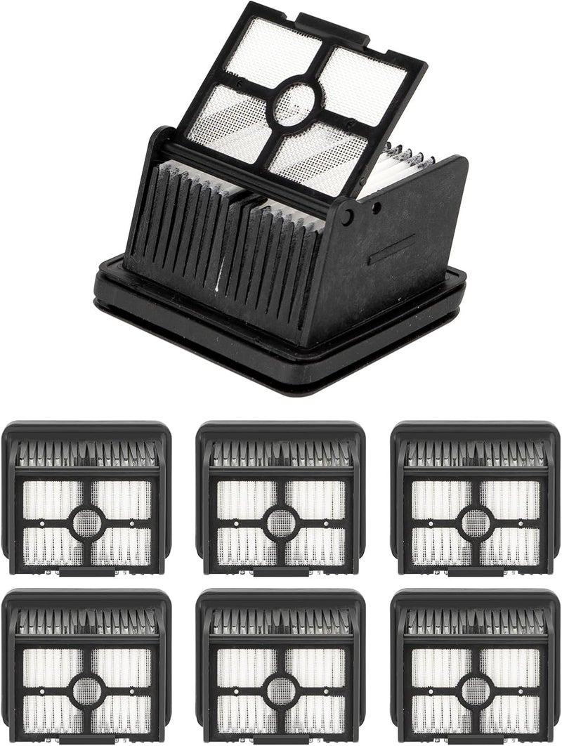 BRUVISH (7 Pack) H12 Pro Replacement HEPA Filters Compatible with Dreame H12 Pro/ H12 DUAL/ H13 Pro/ M12 Cordless Wet and Dry Vacuum Cleaner, Filters Accessories Kit, Vacuum Filters, Canister Upright Filter - Image 1