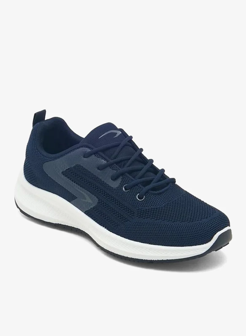 داش Men Panelled Lace-Up Sports Shoes
