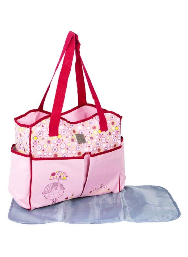 mee mee Durable Nursing Maternity Diaper Backpack Multifunctional Adjustable Spacious Shoulder Strap Stylish Baby Travel Bag Mamas Bags Diapers Bags For Kids Baby Toddlers Backpack (Pink)  - Image 1
